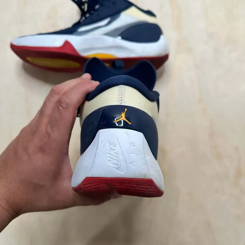 Air Jordan Zoom Separate 'Olympic' Midnight Navy/University Gold Basketball Shoe